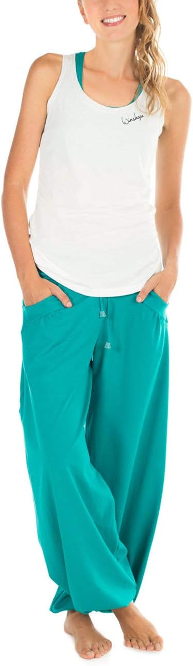 WINSHAPE Damen Trainingshose Dance Fitness Freizeit Sport M Ocean-green, M Ocean-green