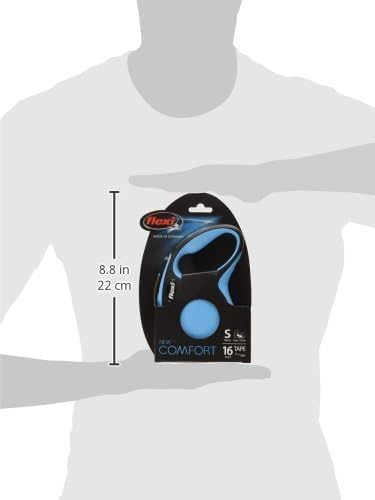 FLEXI New Comfort einziehbare Hundeleine (Band), ergonomisch, robust und verhedderungsfrei, für Hund