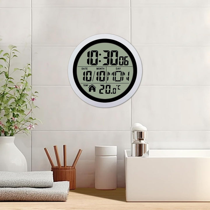 Für Das Badezimmer | Batteriebetriebene Uhr Für Badezimmer Mit Saugnapf - wasserdichte Duschaccessoi