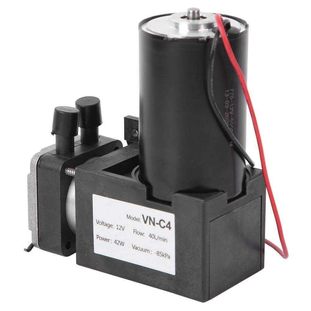 Vakuumpumpe, VN-C4 DC 12V Mini-Vakuumpumpe Stumm bürstenlose Vakuumpumpe Mechanisches Zubehör Stumm