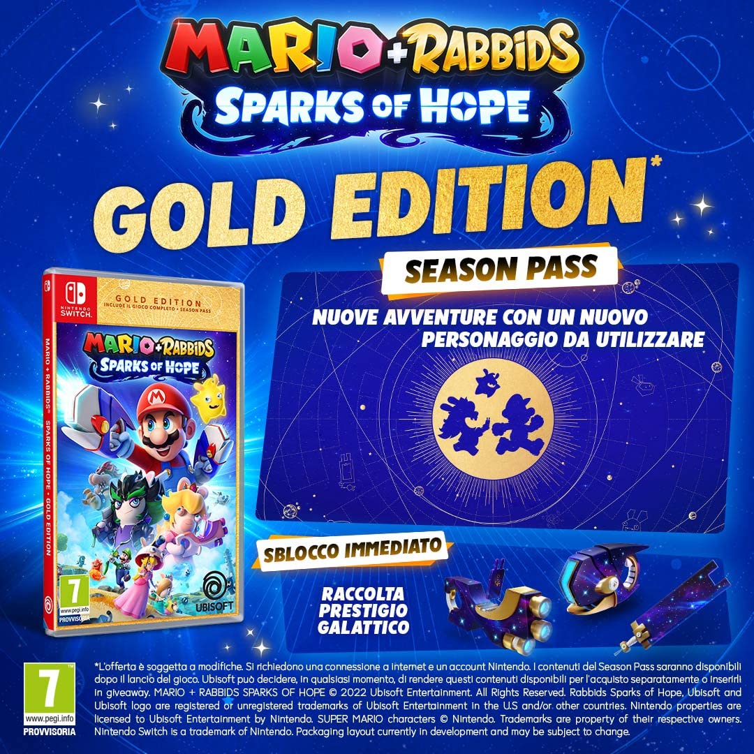 Mario + Rabbids: Sparks of Hope für Switch (Bonus Gold Edition) (Deutsche Verpackung)