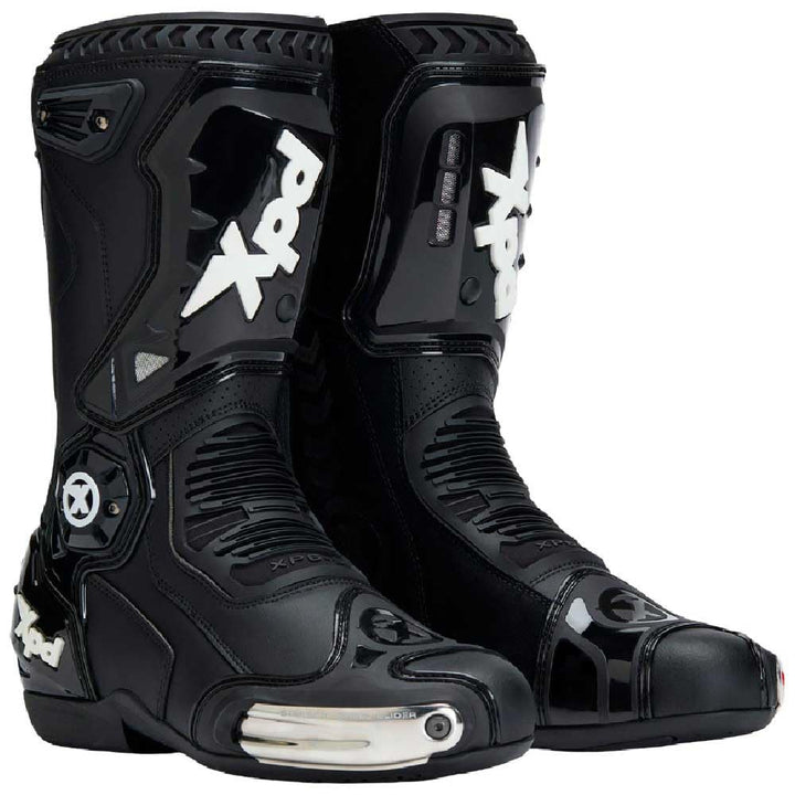 XPD XP6-S Motorrad Stiefel, schwarz, 42 42 EU Schwarz