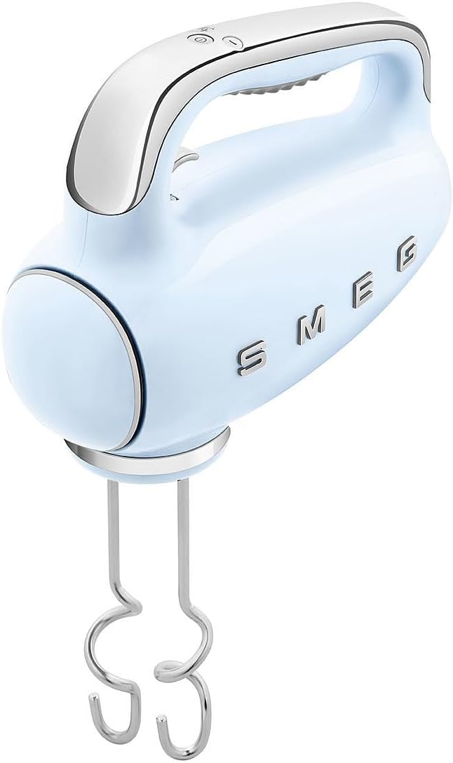 SMEG, HMF01PBEU Electric Mixer, 9 -Geschwindigkeitsniveaus, Turbofunktion, glattes Start -Start -up