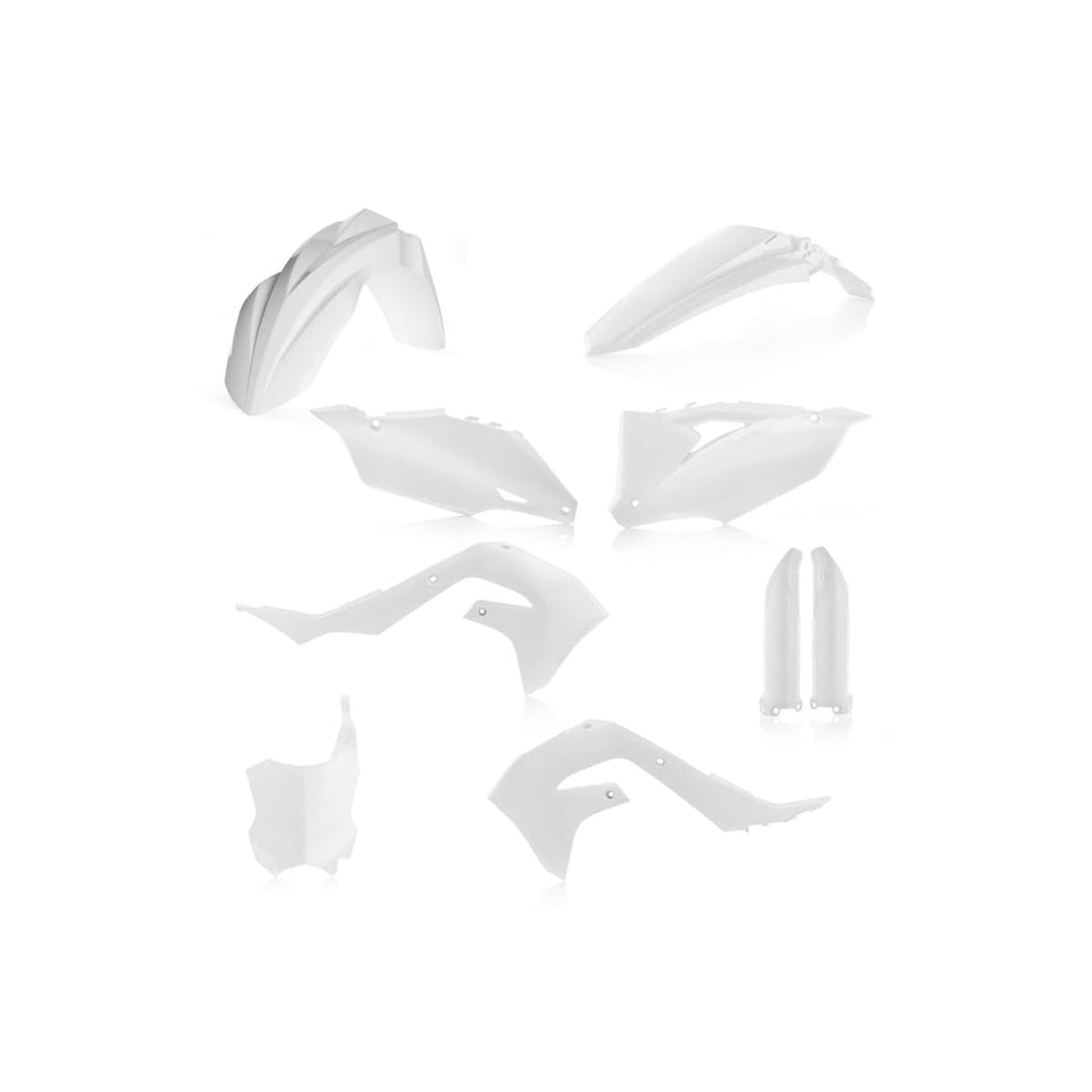 Acerbis Vollkunststoff-Sets für Kawasaki – Weiss (2736290002), Einheitsgrösse, Weiss