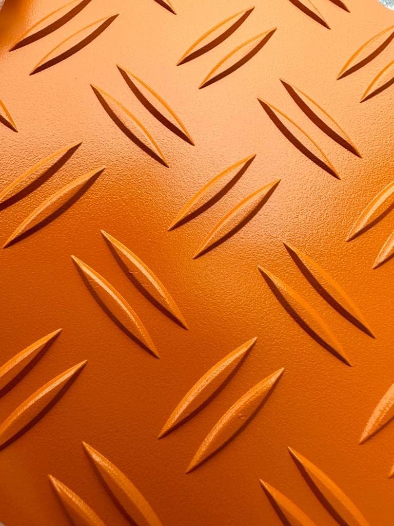 Pflanzenroller eckig orange Ral2000 200kg oder 400kg Blumenroller Untersetzer Alu Riffel mit Auswahl