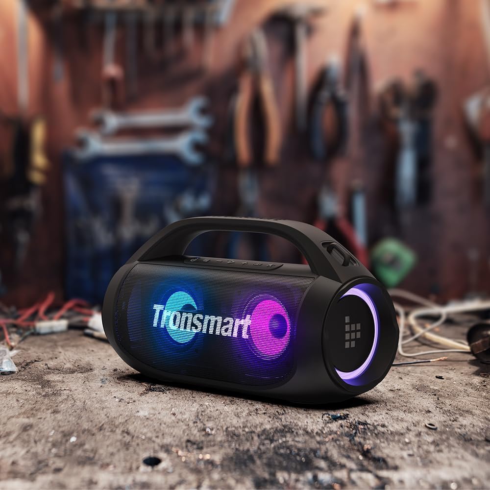 Tronsmart Bang SE Bluetooth Lautsprecher mit 3 Lichteffekten, 40W Outdoor Party-Lautsprecher mit IPX