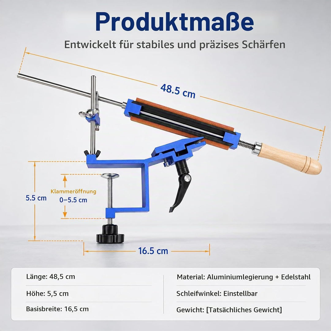 Professionelles Messerschärfgerät with Quick Release Multipurpose Fixed-Angle Knife Sharpening Syste