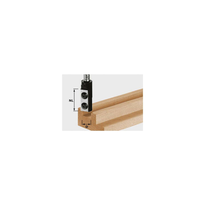 Festool Nutfräser-Wendeplatten HW S12 D14/45 WM