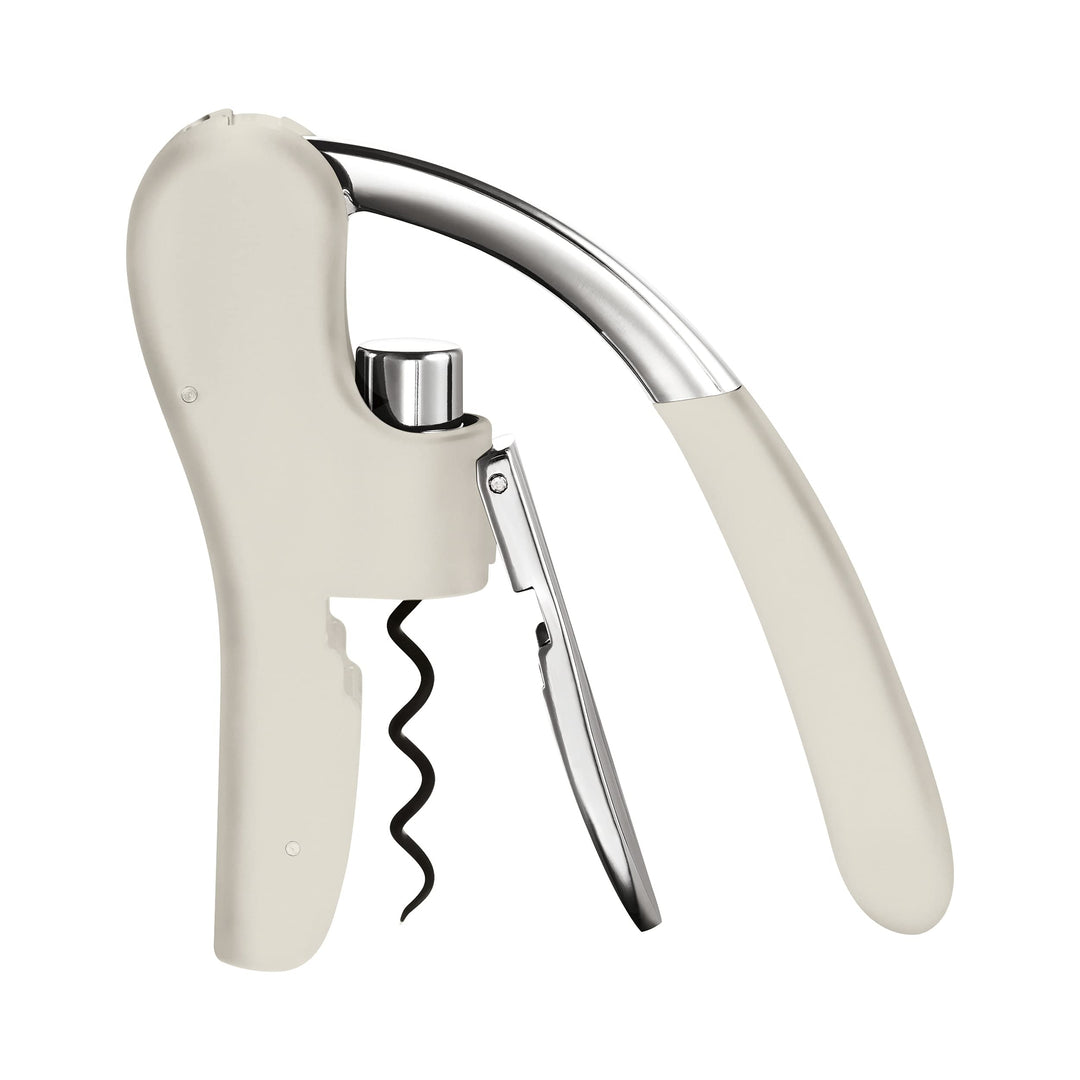 blomus -LEVERMAN PRO- automatischer Korkenzieher, integrierter Folienschneider, einfache Handhabung,