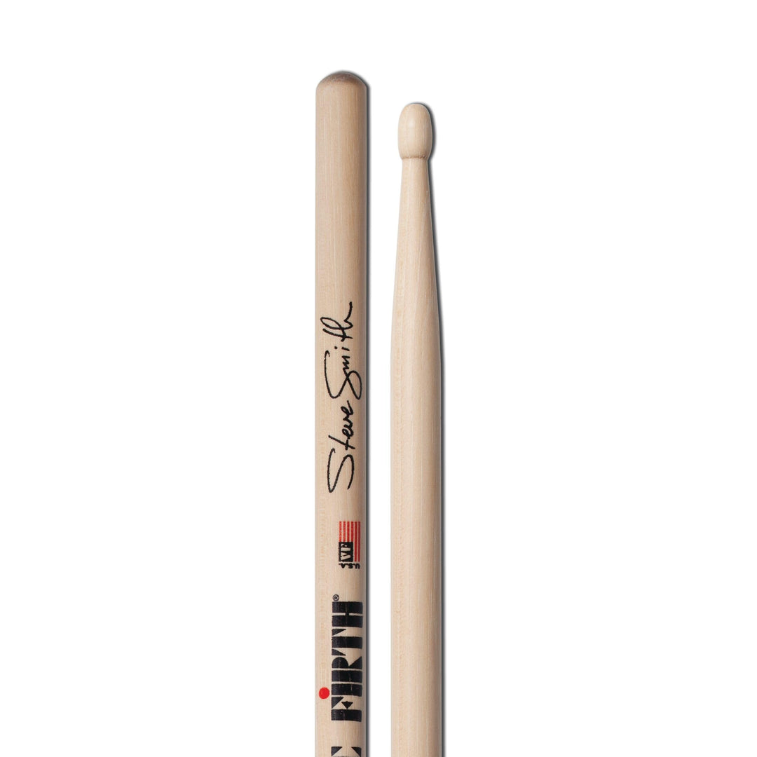 Vic Firth Steve Smith Signature American Hickory Wood Tip Drumsticks Drum Sticks, Drum Sticks