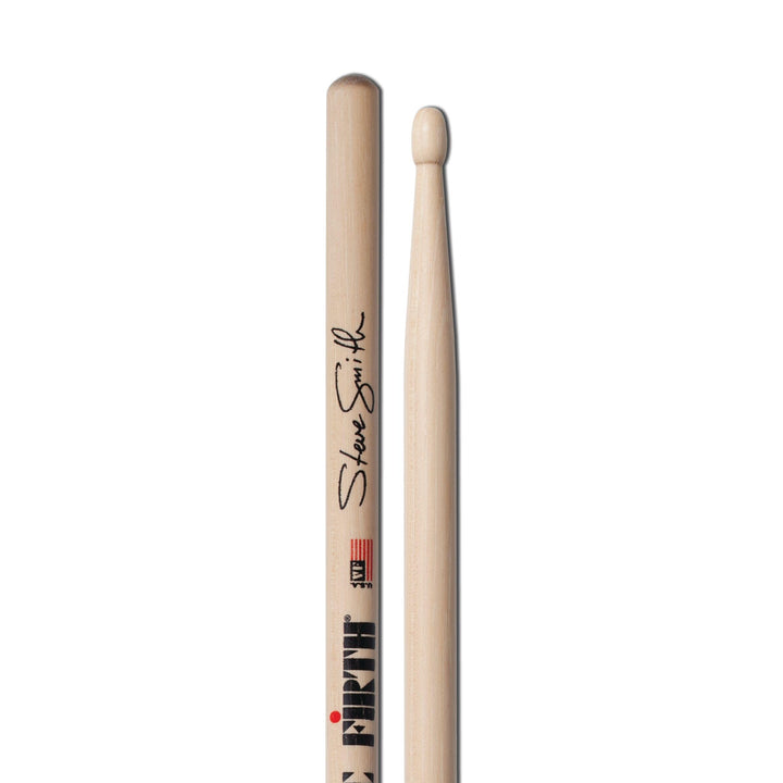 Vic Firth Steve Smith Signature American Hickory Wood Tip Drumsticks Drum Sticks, Drum Sticks