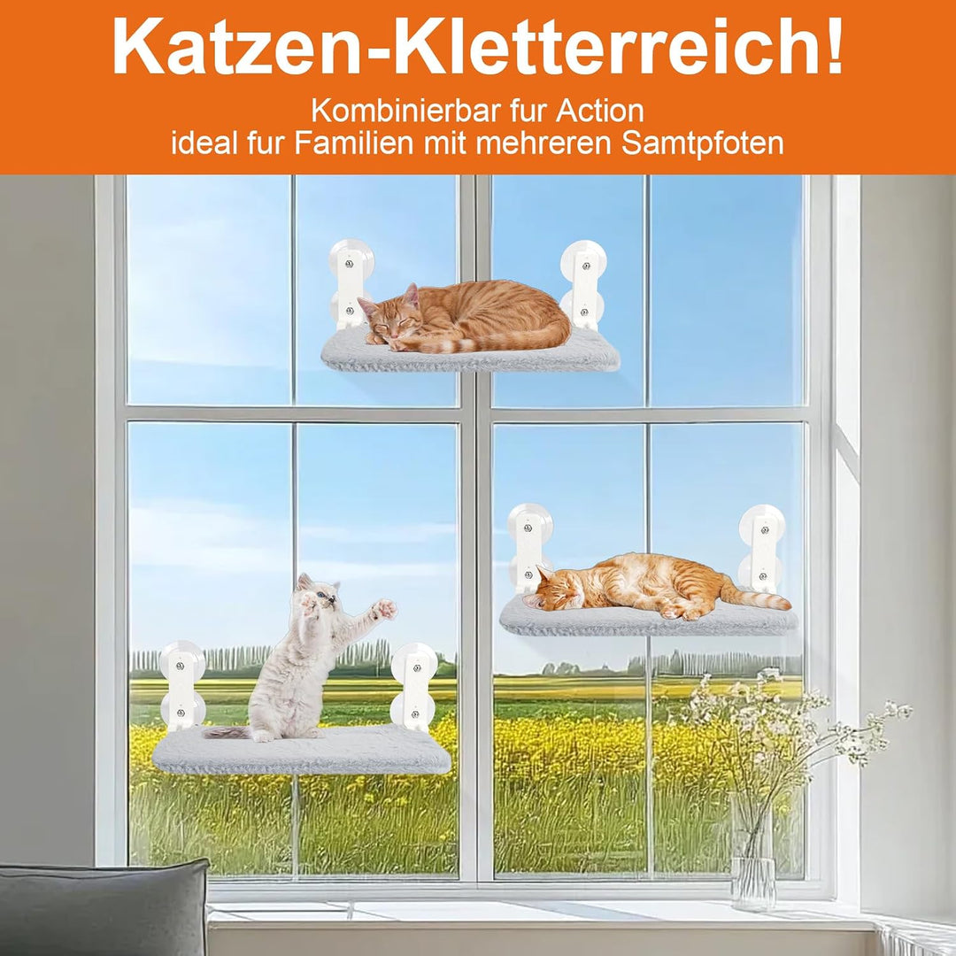 Hängematte Katze Fenster, Katzenhängematte Fenster, Katzen hängematte Fensters, Katzenbett Fensterba