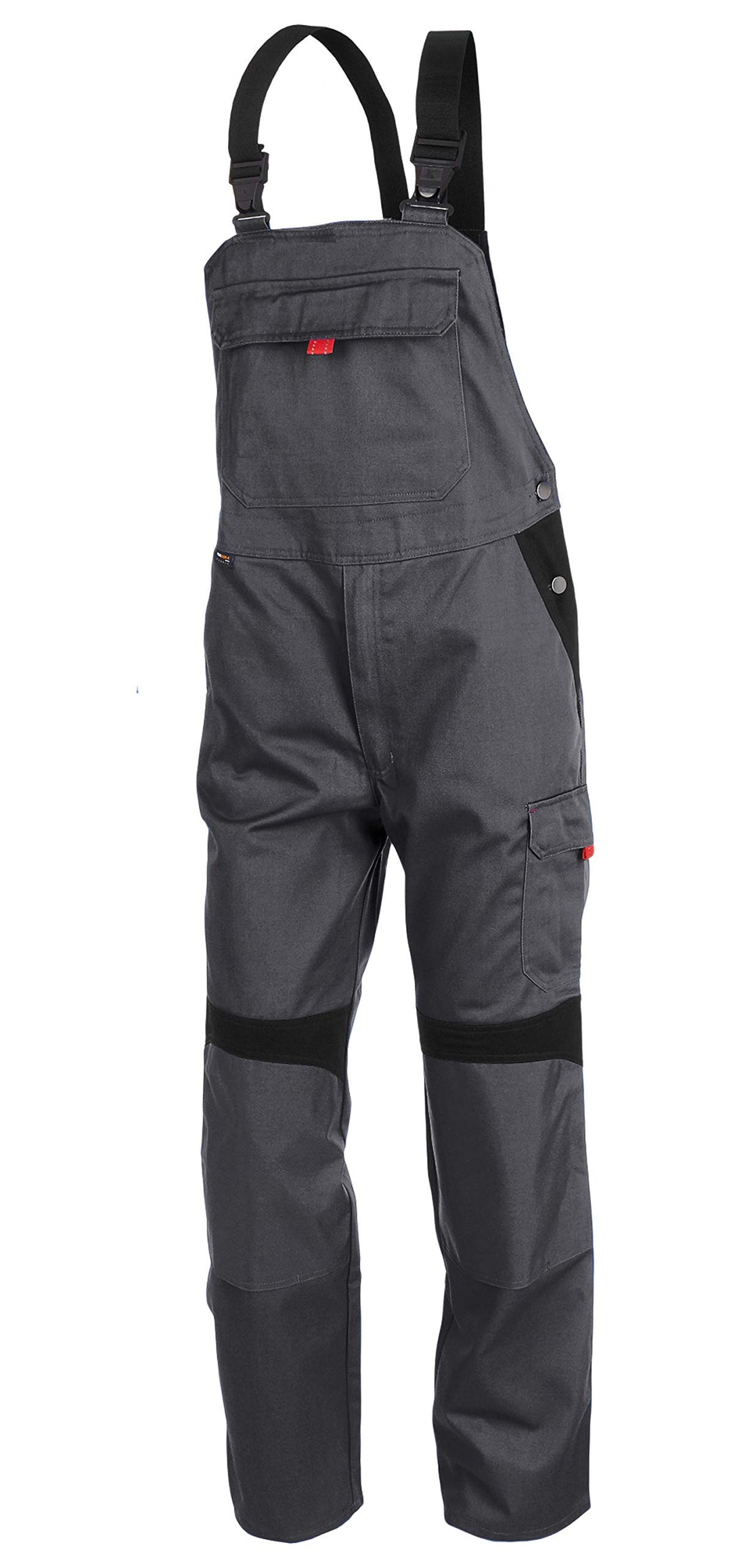 Kübler Arbeit Latzhose "Inno Plus", 1 Stück, 50, mittelrot / schwarz, 37575413-5599-50 Grau 25, Grau