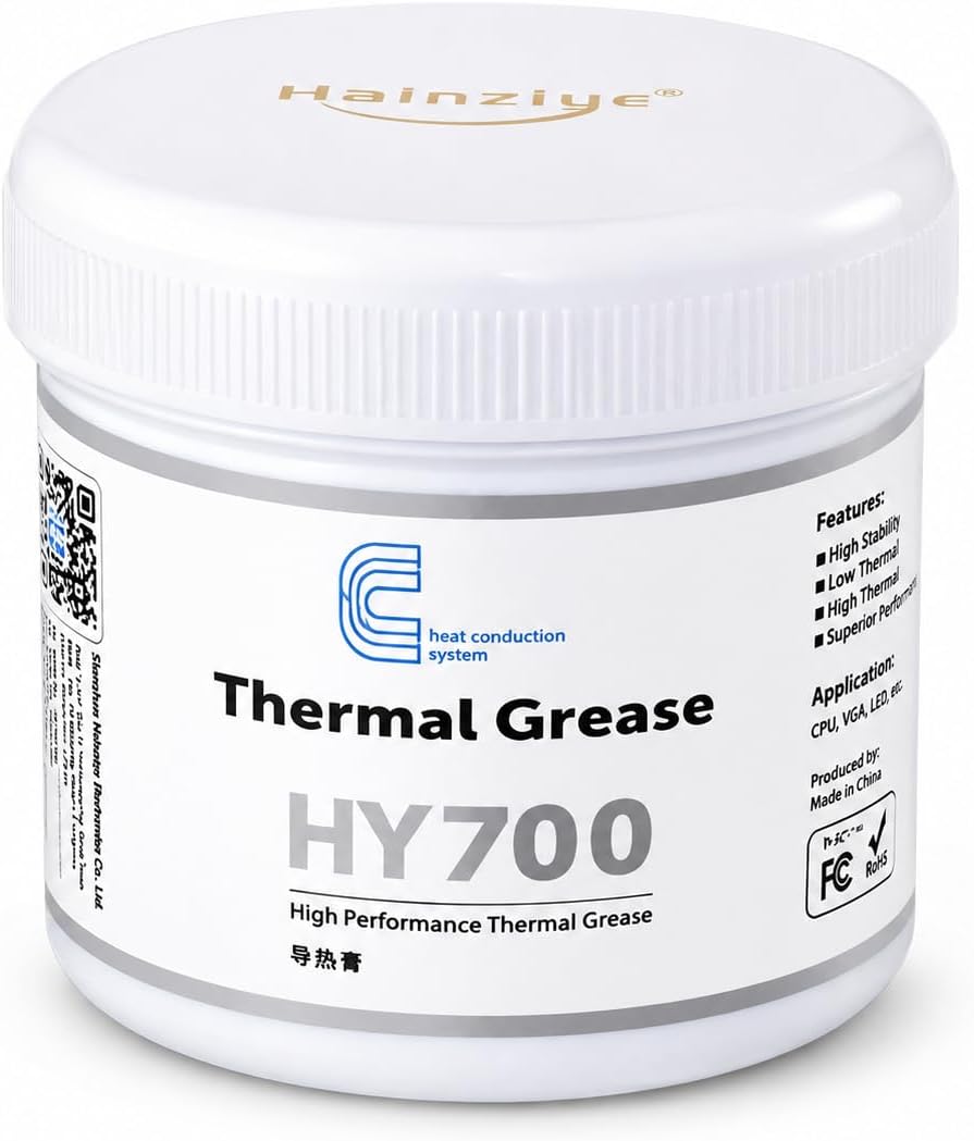 HY-700(50Gramm)> 3.14 W/m.K,CPU Wärmeleitpaste PC kühlpaste Leitpaste Thermal Paste für CPU GPU PS4