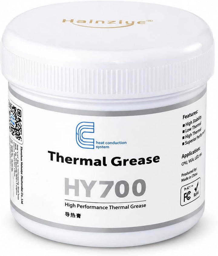 HY-700(50Gramm)> 3.14 W/m.K,CPU Wärmeleitpaste PC kühlpaste Leitpaste Thermal Paste für CPU GPU PS4