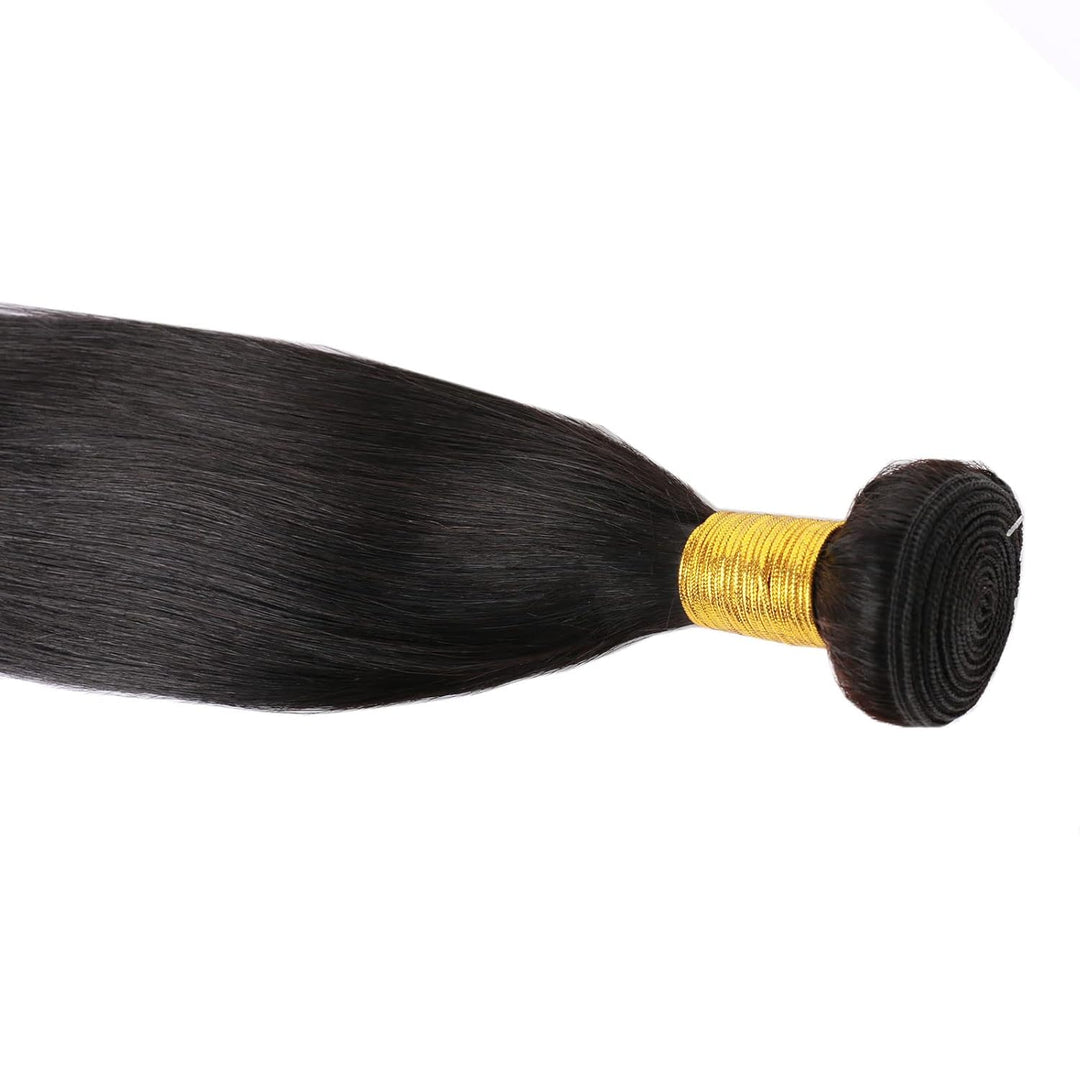Huarisi 22 Inch Straight Hair Bundles, 1 Bundle Human Hair Straight Weaves for Women, 8a Lang Remy E