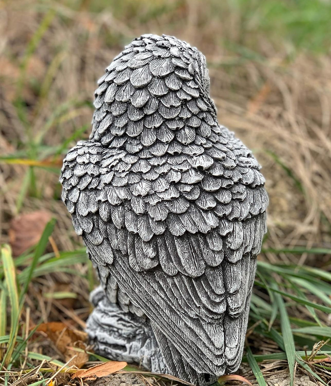 Stone and Style Steinfigur Uhu Kauz Steinguss frostfest wetterfest Gartenfigur