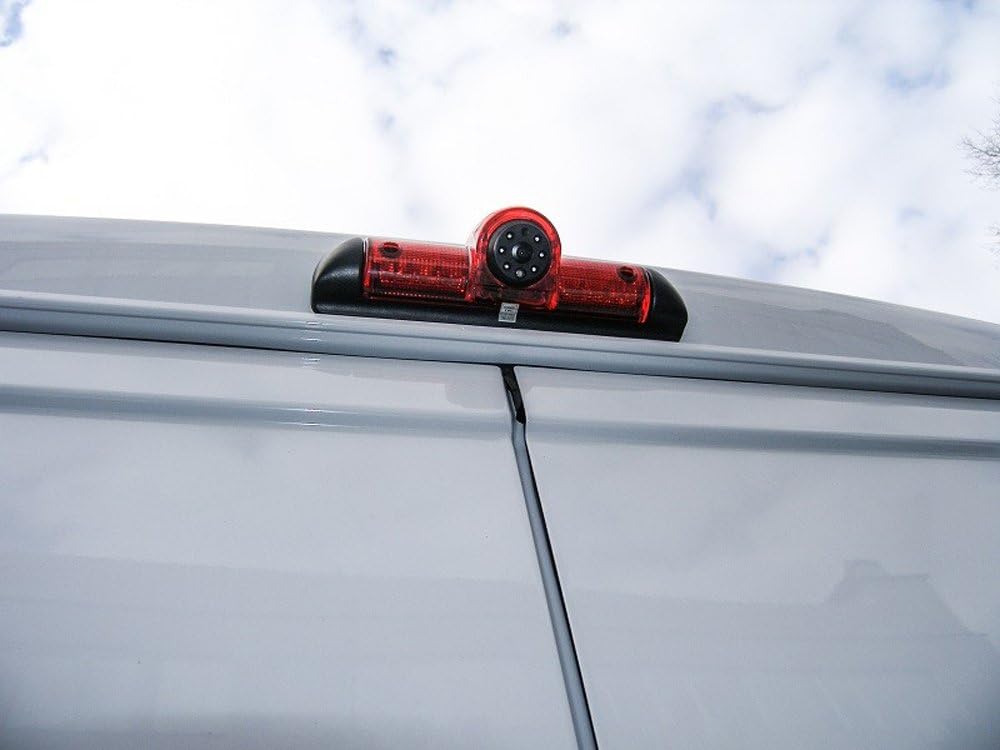 Dynavsal Rückfahrsystem mit Rückfahrkamera im 3. Bremslicht Bremsleuchte passend für Fiat Ducato X25