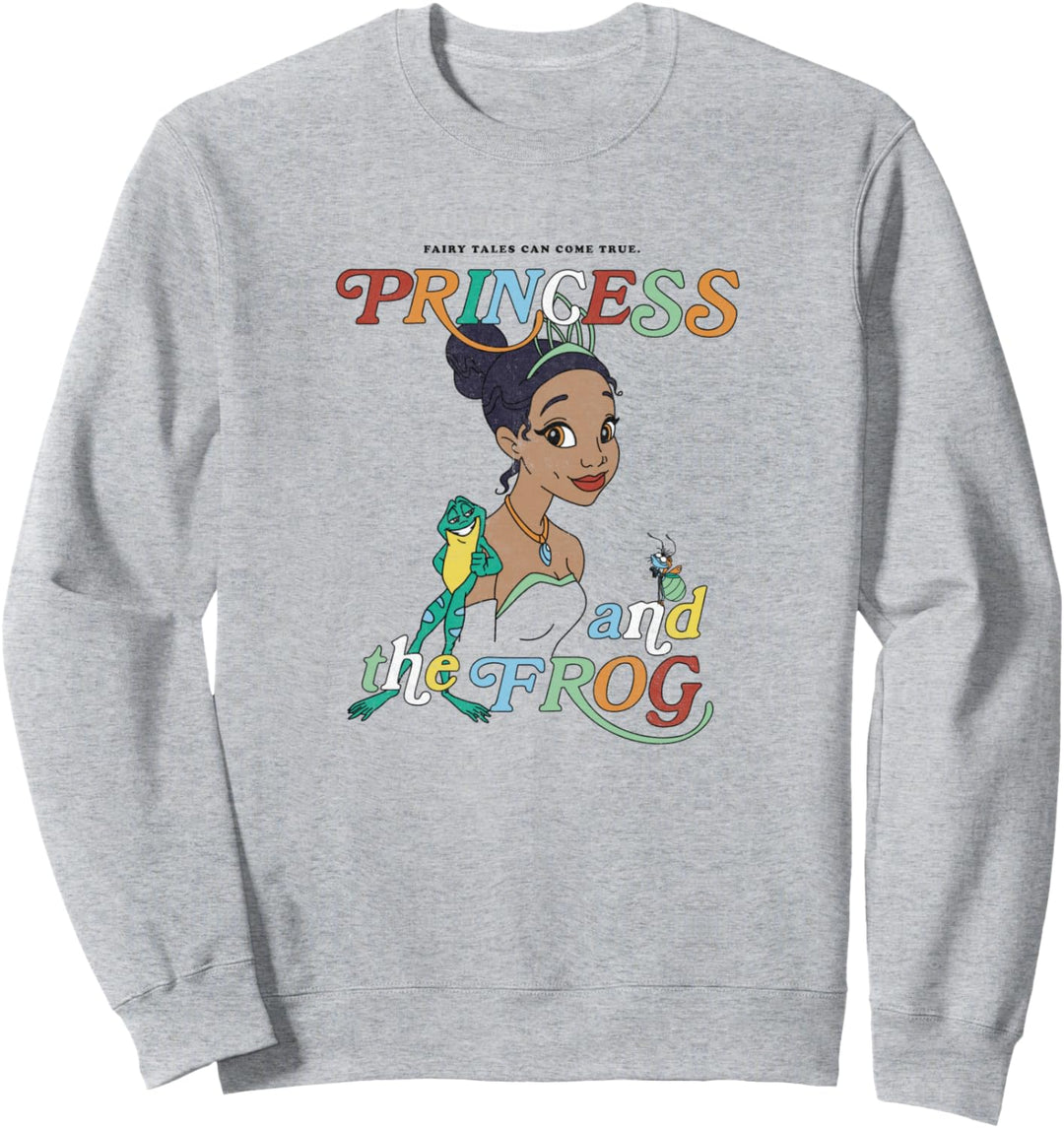Disney Princess And The Frog Tiana And Frog Naveen Portrait Sweatshirt