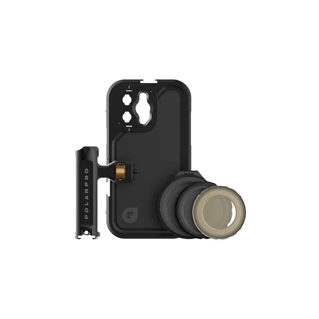 PolarPro - LiteChaser iPhone 14 Pro Max - Cage Kit - Inkl. iPhone 14 Pro Max Cage - Einzelgriff - VN