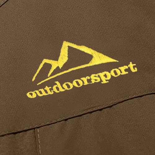 MAGCOMSEN Herren Winter Fleecejacke Warme Gefüttert Skijacke Outdoor Winddicht Wasserdicht Jacke Ver