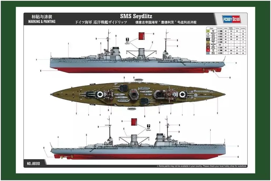 Hobby Boss 1/350 SMS Seydlitz
