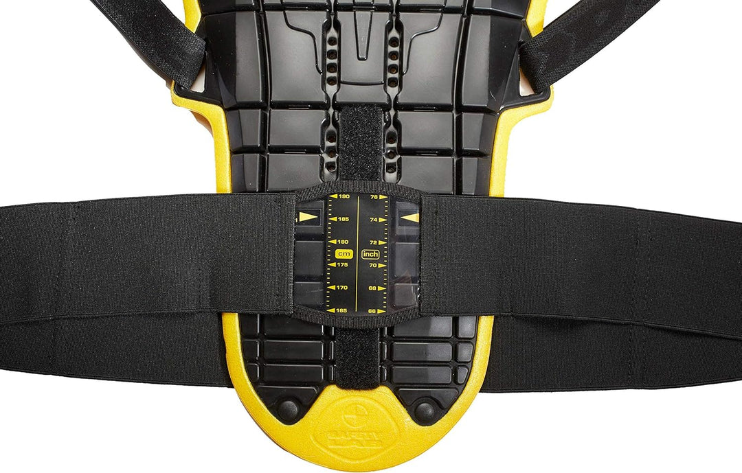 SPIDI Z140-016 Rückenprotektor Back Warrior Evo, Schwarz/Gelb