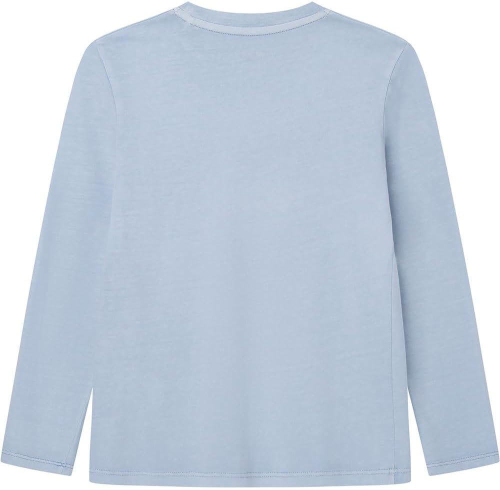 Pepe Jeans Jungen Pendance T-Shirt, Blue (Bleach Blue)