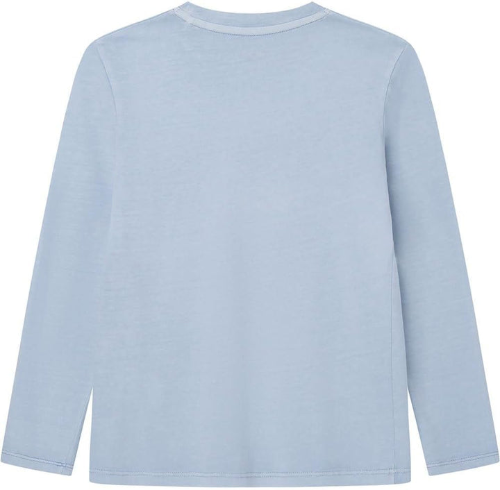 Pepe Jeans Jungen Pendance T-Shirt, Blue (Bleach Blue)