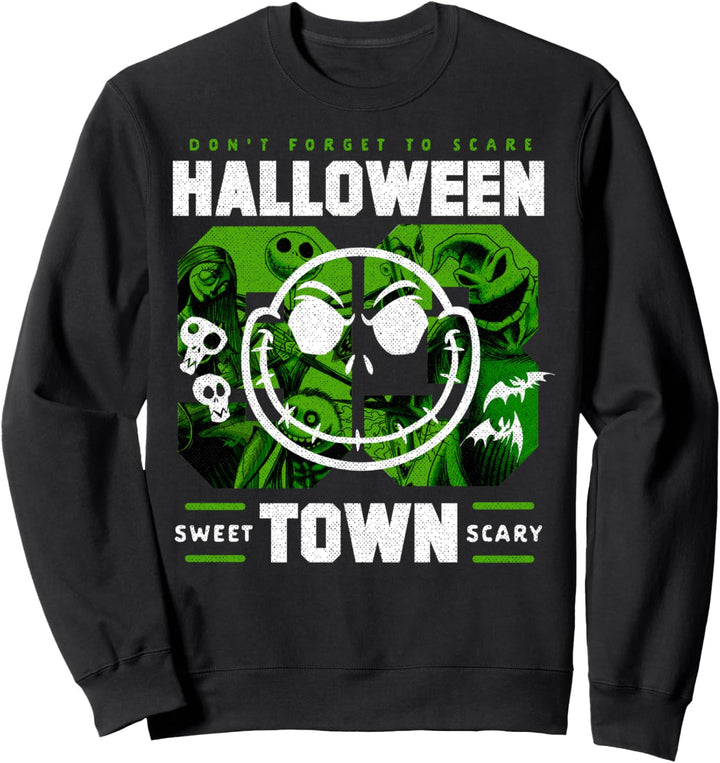 Nightmare Before Christmas Halloween Town Green Jack Sweatshirt