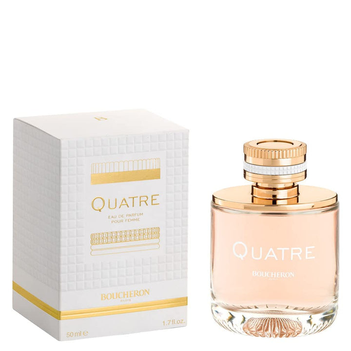 Boucheron Quatre Pour Femme EdP, Linie: Quatre, Eau de Parfum für Damen, Inhalt: 50ml, 50