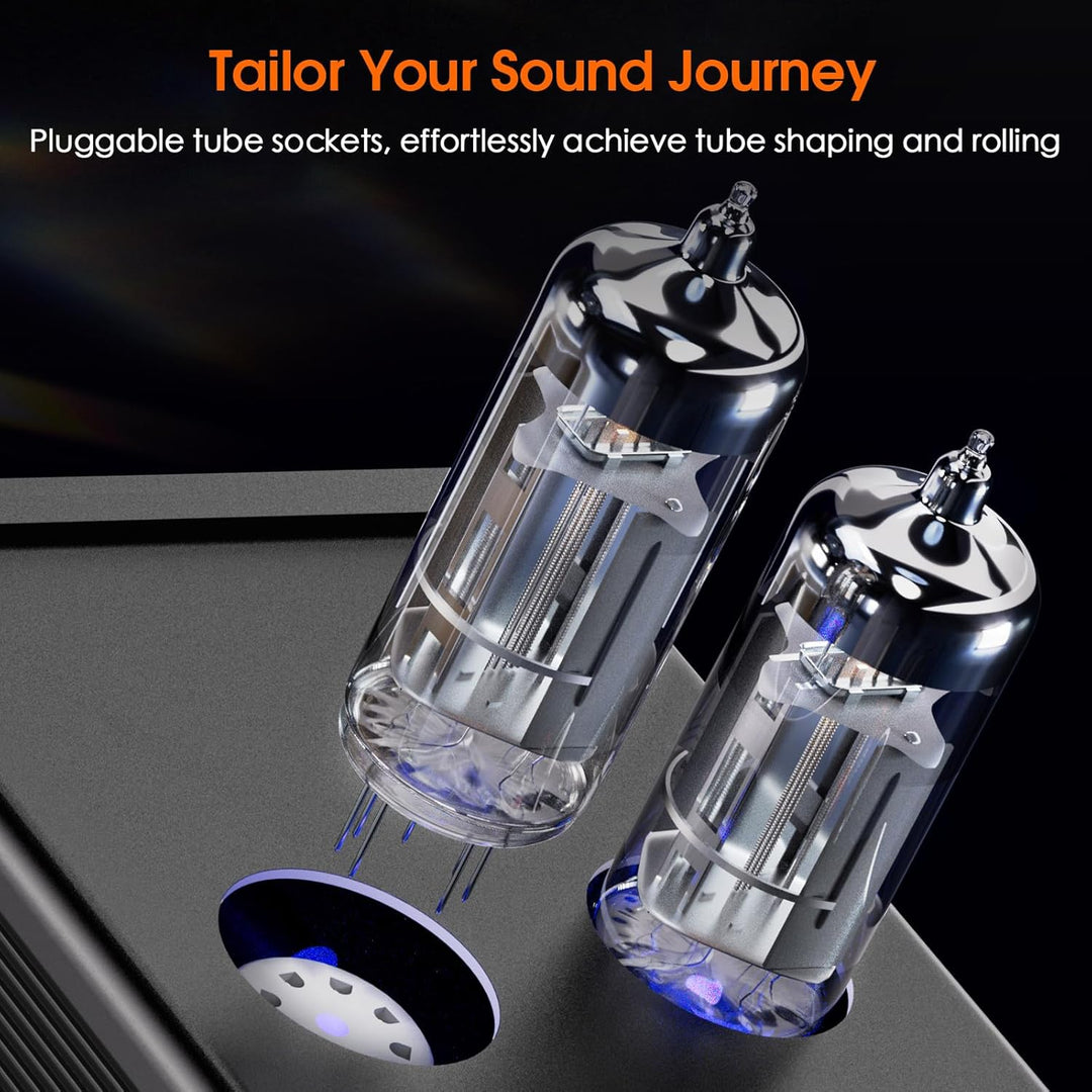Nobsound Mini HiFi Röhren Vorverstärker: Stereo Audio Preamp der Klasse A mit Bass- und Höhenregelun