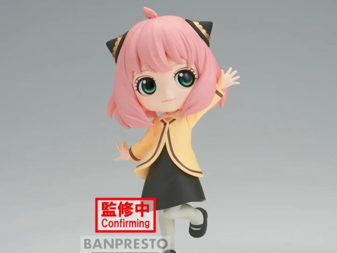 Banpresto Q Posket Figur Anya Forger SpyxFamily, Going Out Ver. 13 cm, BP88470, Mehrfarbig, Mehrfarb