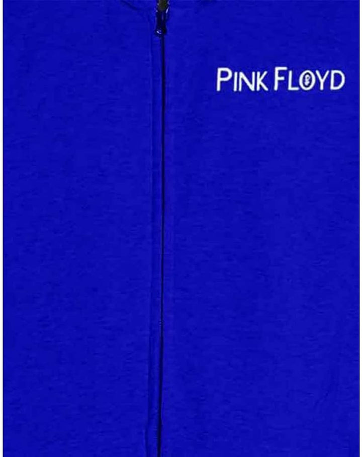 Pink Floyd Kapuzenpullover Metal Heads Close Up Logo Nue offiziell Herren Blau, S Blau