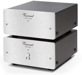 Vincent PHO-300 High-End Phonovorverstärker in Aluminium-Gehäuse, externes Netzteil, für Plattenspie