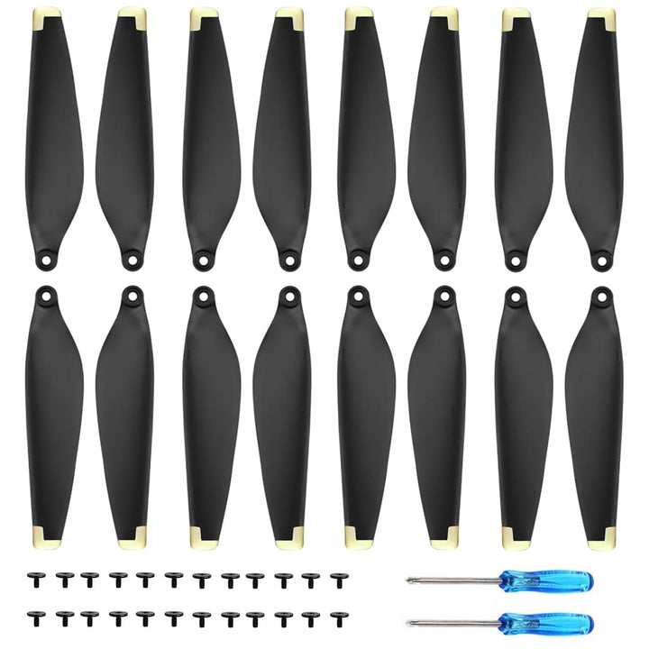 Bocguy 16 Pcs Drohne Mini 3/4 Pro Propeller, Propeller für Mini 3/4 Pro Zubehör Drohnenersatz mit 24