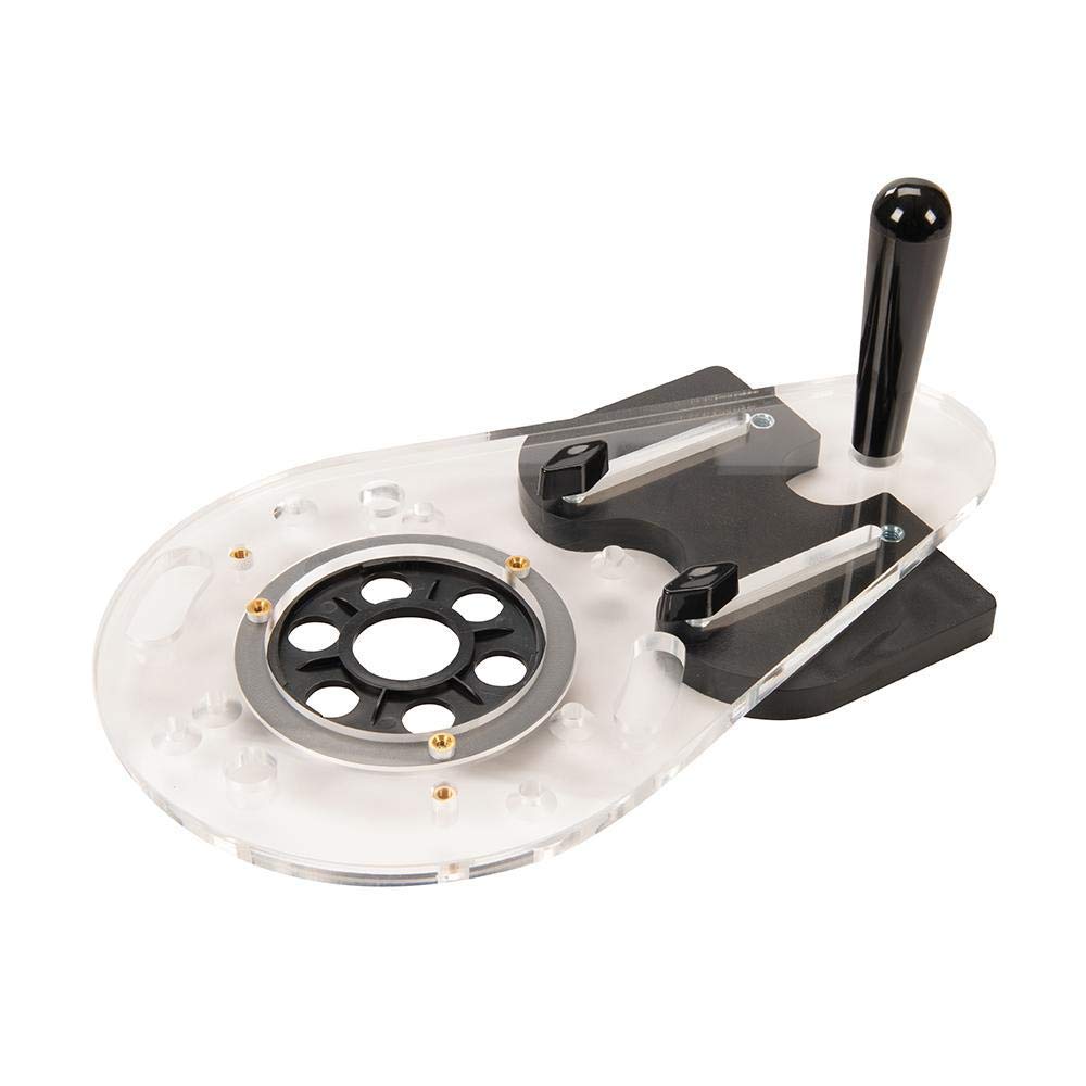 Rockler 694044 Universal Oberfräsbodenplatte, transparent