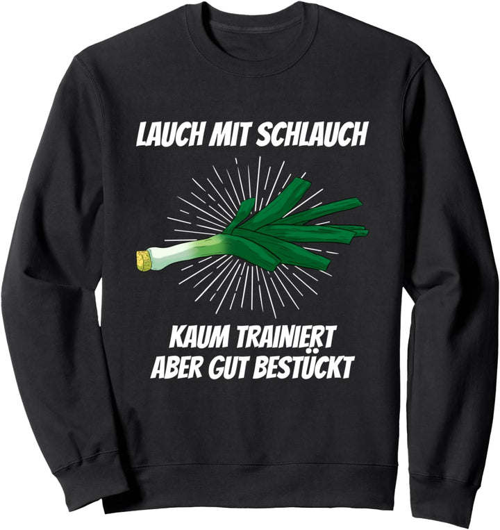 Lauch Mit Schlauch Bodybuilding Sport Fitness Muskel Männer Sweatshirt
