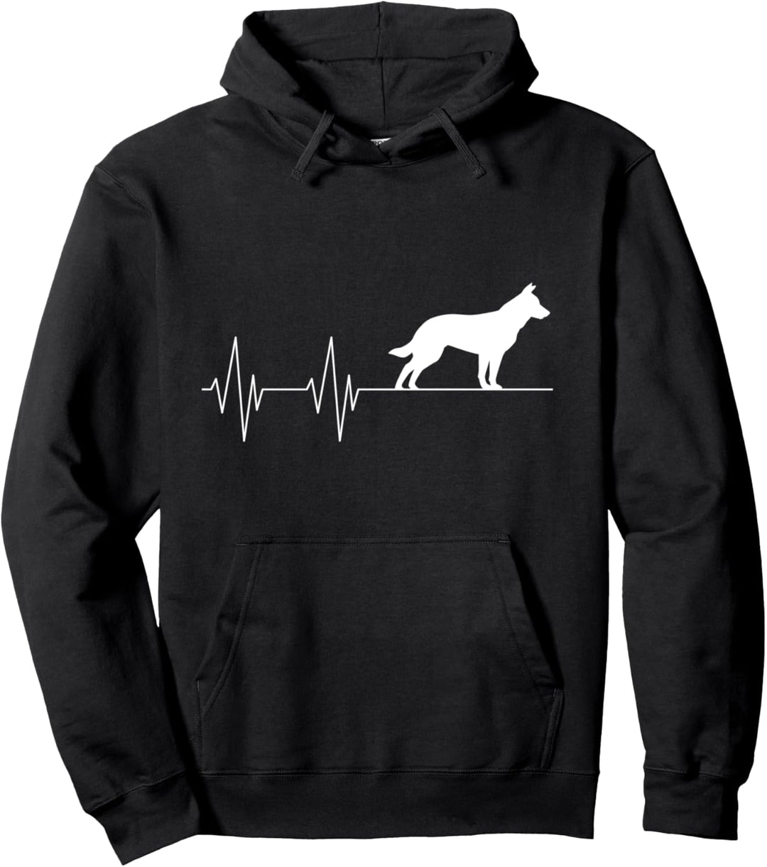 Hund Herzschlag für Haustier Besitzer & Tierfreunde Pullover Hoodie