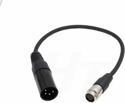 B4 ENG Objektiv-Servo 12 V Stromkabel XLR 4 Pin auf Hirose 12 Pin für Fujinon Nikon Angenieux Schnei