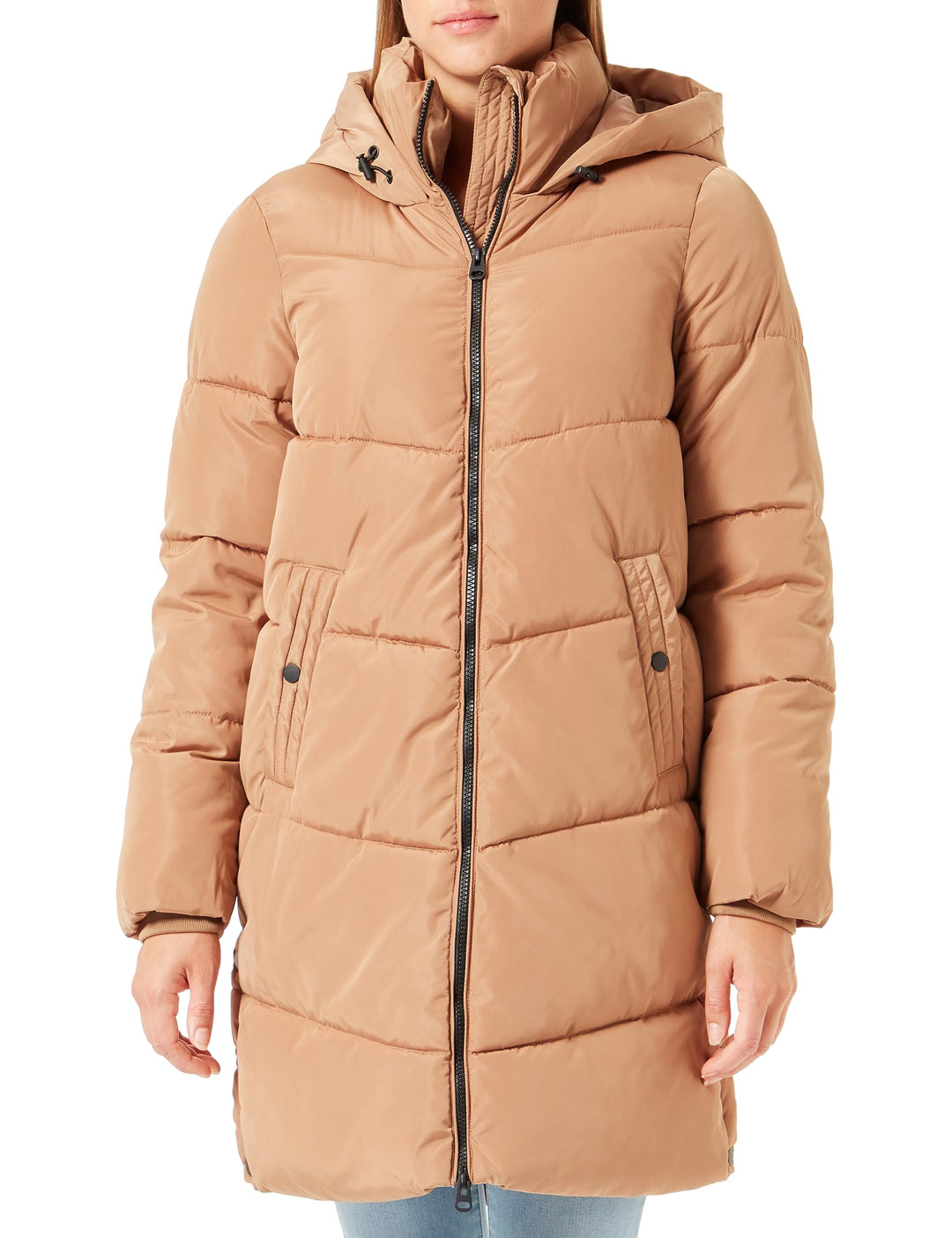 VERO MODA Damen Vmhalsey Coat Boos Mantel S Tigers Eye, S Tigers Eye