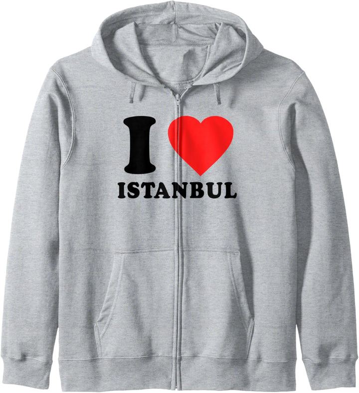 I Love Istanbul Turkey Kapuzenjacke