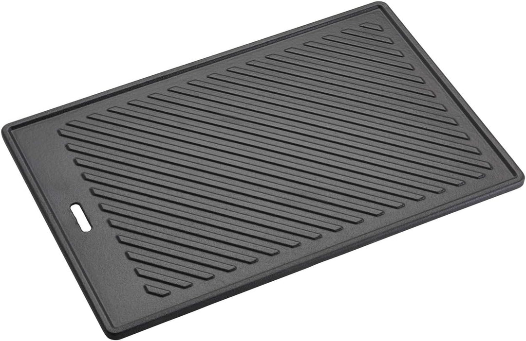 RÖSLE Grillplatte VIDERO G4/G6, Hochwertige Grillplatte aus Gusseisen für Fleisch und kleine Grillst