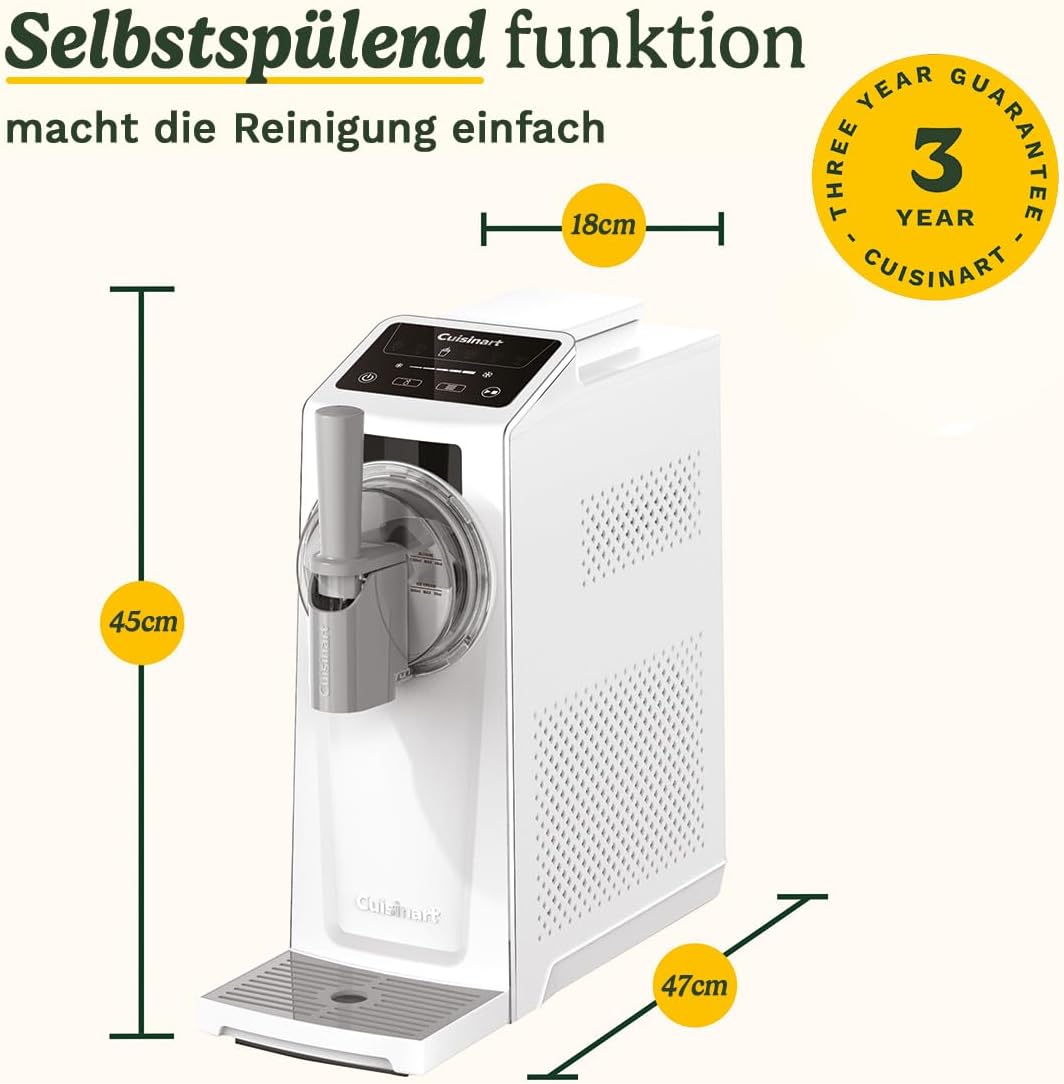 Cuisinart Frost Fusion – Gefrorene Getränke und Softeis in einem Gerät | 6 Voreinstellungen | Slushi
