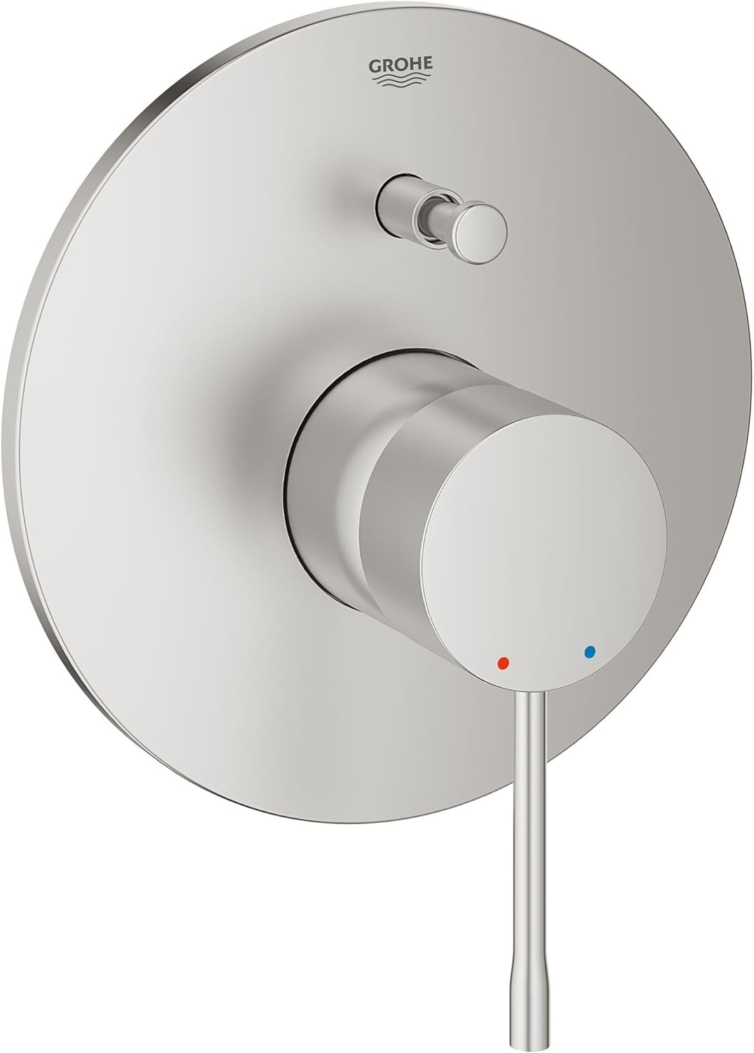 Grohe Einhand-Wannenbatterie, 19285DC1 Edelstahl Einhand-Wannenbatterie, Edelstahl Einhand-Wannenbat