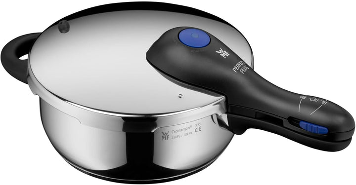 WMF Perfect Plus One Pot Schnellkochtopf Induktion 3l, Dampfkochtopf mit Flammschutz, grosses Kochsi