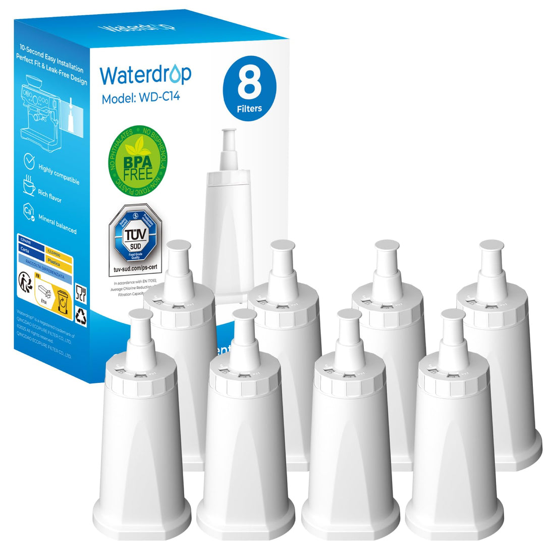 Waterdrop Filter, Ersatz für Sage® Barista Express Pro Wasserfilter, BES008, SES008/SES810/SES875/SE
