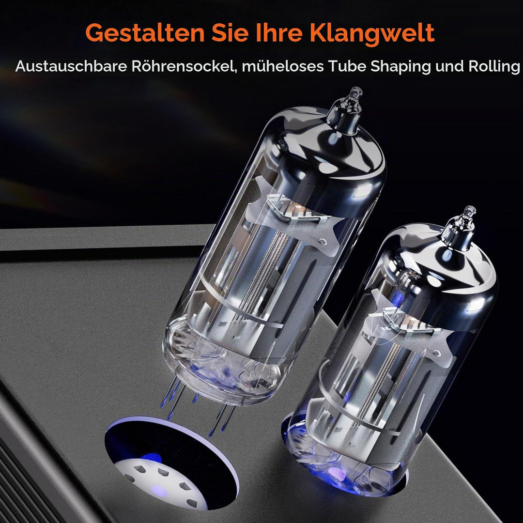 Nobsound Mini HiFi Röhren Vorverstärker: Stereo Audio Preamp der Klasse A mit Bass- und Höhenregelun