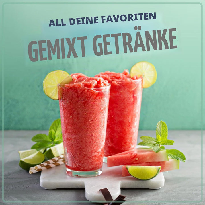 Nostalgia 1,2-Liter Gefrorene Getränkestation - Optimal für Slush-Drinks, Schneekegel, Margaritas, D