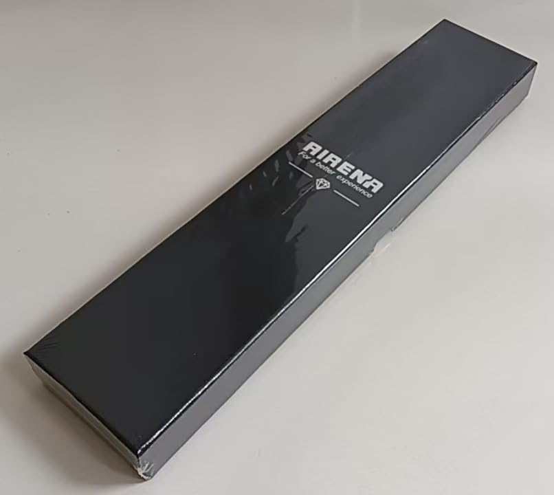 AIRENA Japanisches Santoku Messer, 7 inch Kochmesser Profi Messer Deutsche Karbon-Edelstahlmesser Ex